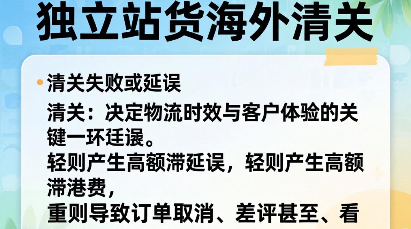 新手必学的独立站清关流程与避坑指南