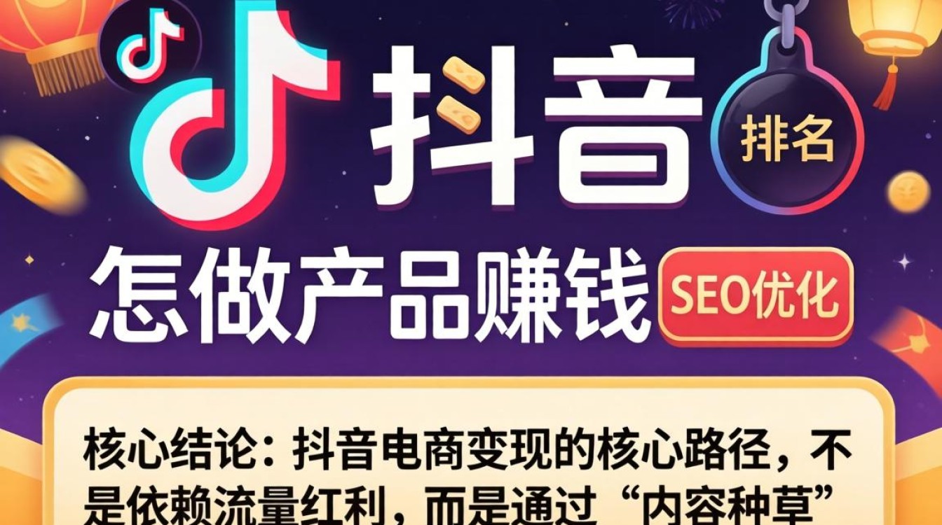 抖音怎么做产品赚钱?抖音产品赚钱方法SEO优化与搜索排名 抖音产品赚钱方法SEO优化与搜索排名
