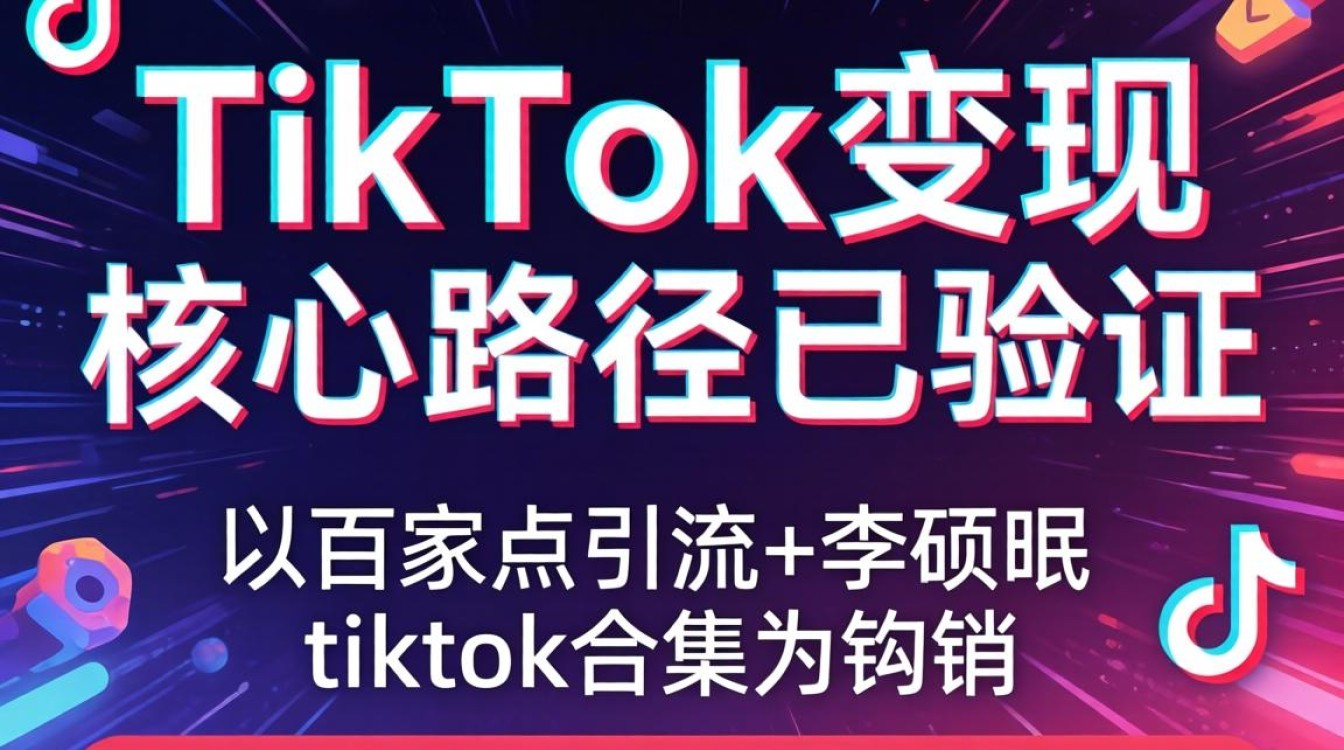 李硕珉TikTok合集怎么变现
