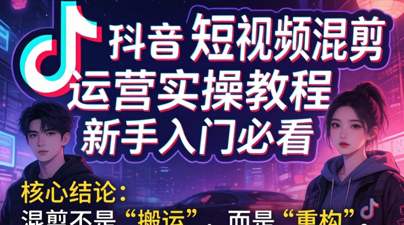 TikTok短视频怎么混剪运营?新手入门TikTok短视频混剪教程 新手入门TikTok短视频混剪教程