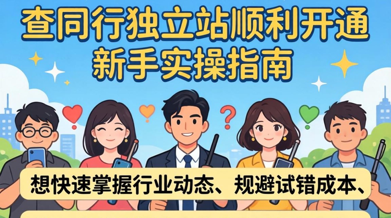 怎么查同行独立站并开通