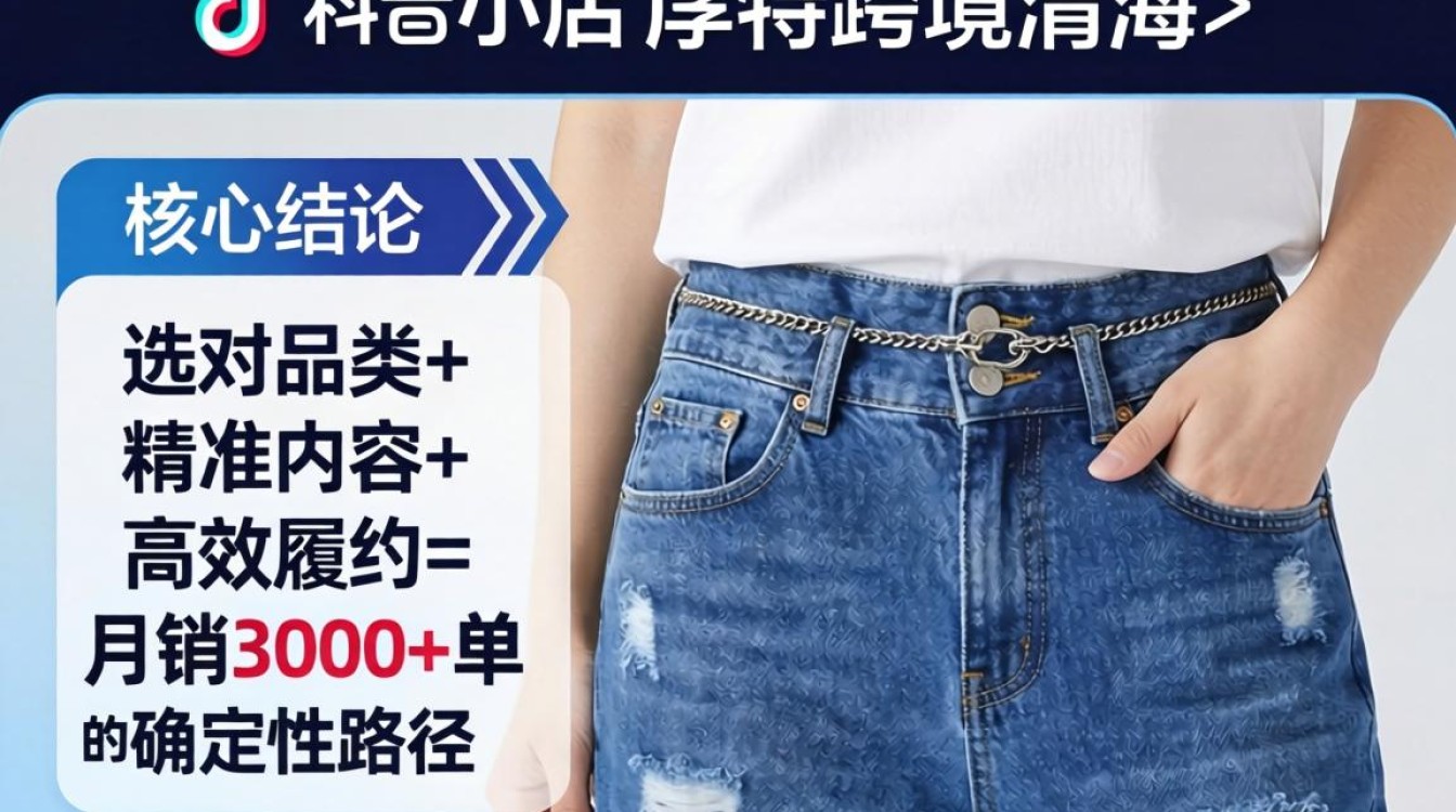 TikTok小店牛仔裤跨境电商实战攻略