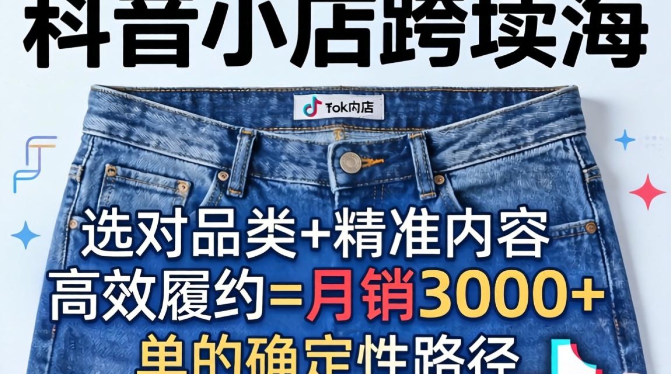 TikTok小店牛仔裤跨境电商实战攻略