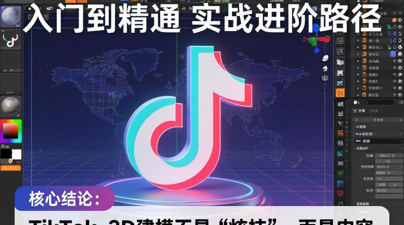 TikTok 3D建模怎么从零开始学?TikTok 3D建模入门到精通完整教程 TikTok 3D建模入门到精通完整教程