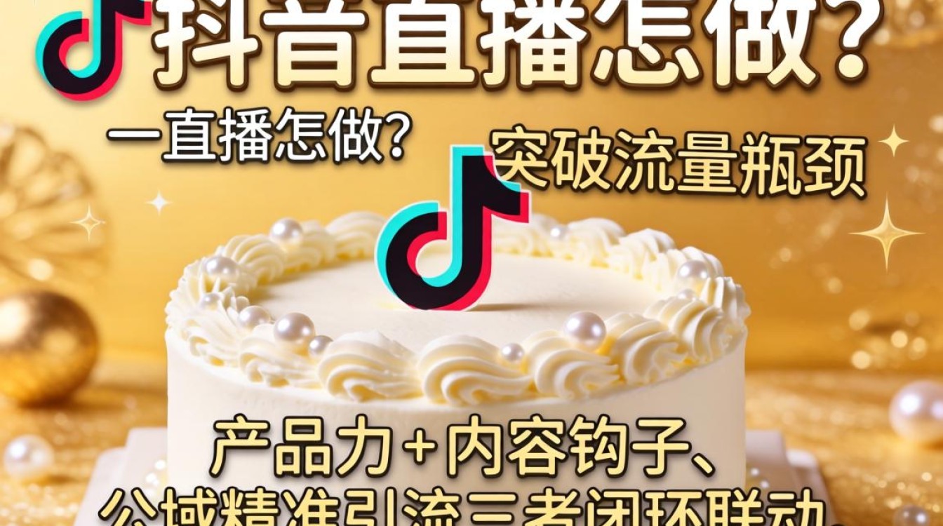 抖音直播珍珠蛋糕引流破局流量瓶颈
