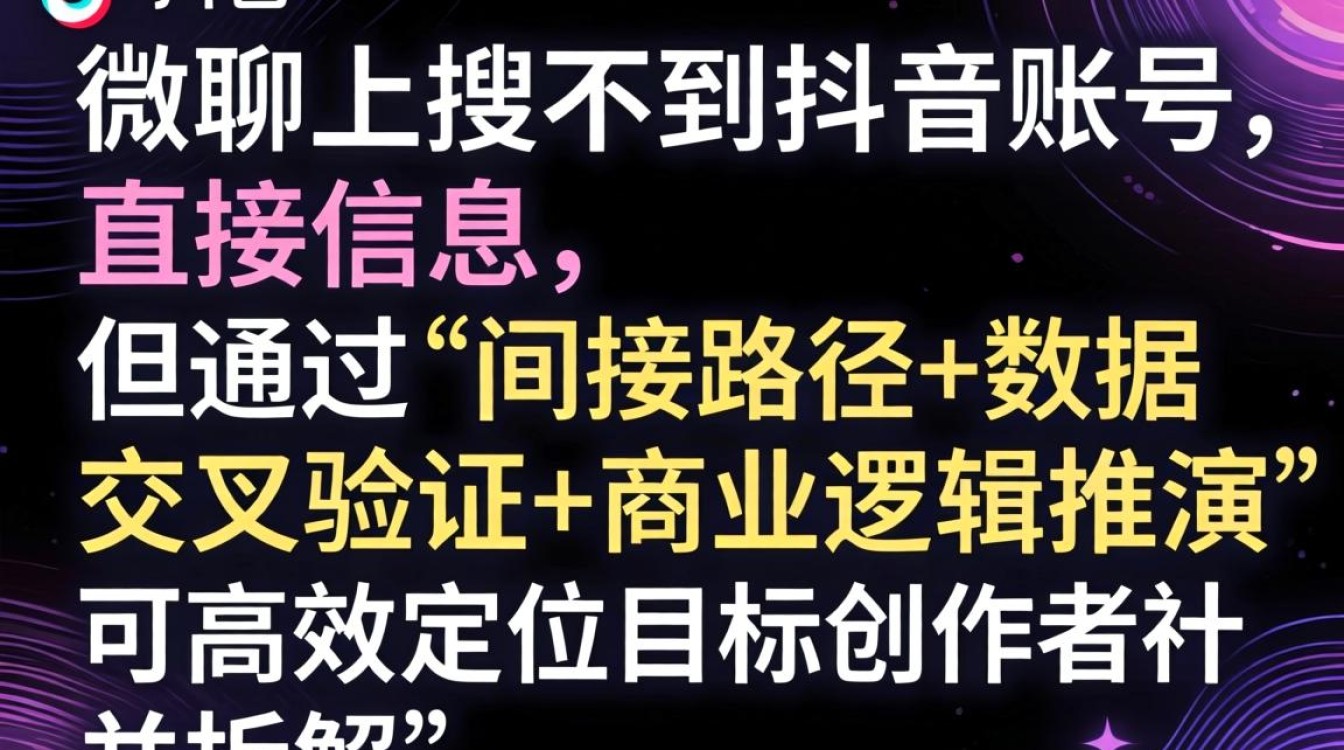 如何通过微聊搜索抖音账号并实现商业化变现