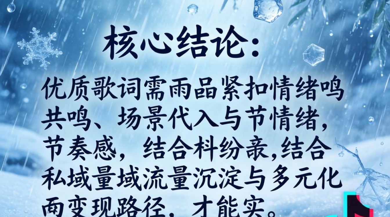 冷雨纷飞抖音歌词怎么写
