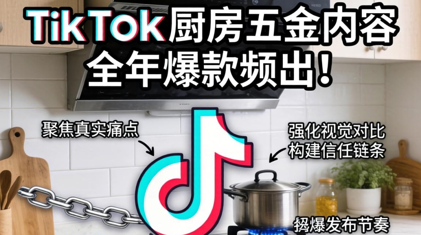 TikTok厨房五金内容怎么做才能爆款频出