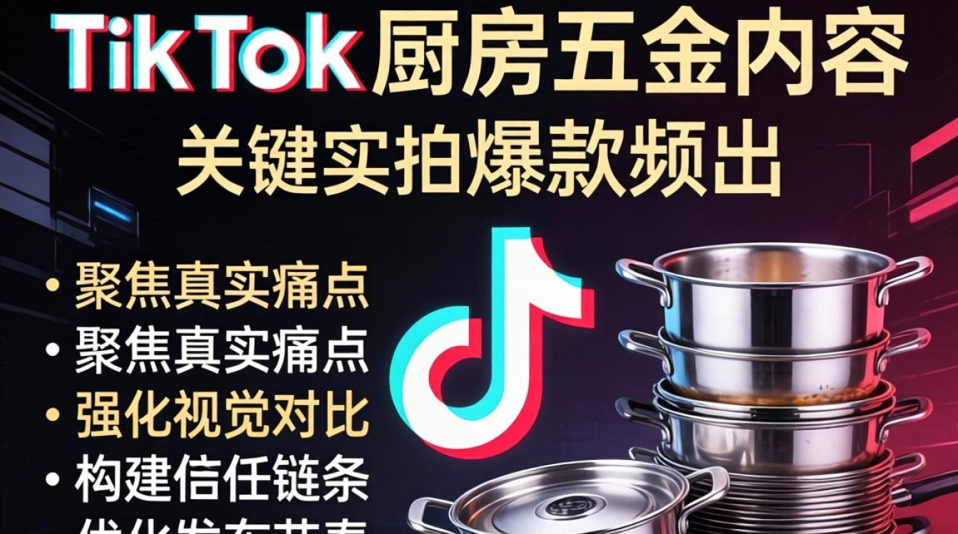 TikTok厨房五金内容怎么做才能爆款频出
