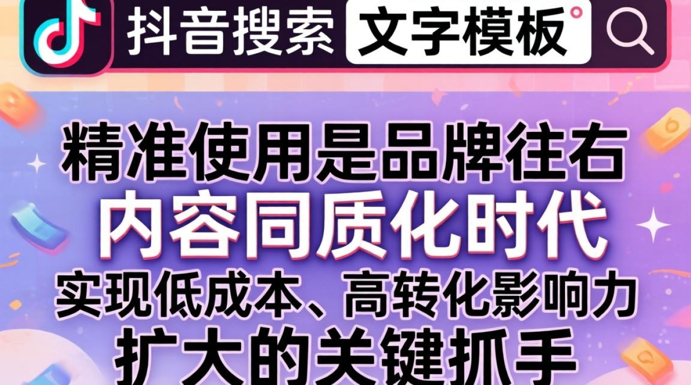 抖音怎么搜索文字模板?抖音文字模板搜索技巧与品牌营销扩大流量 抖音文字模板搜索技巧与品牌营销扩大流量