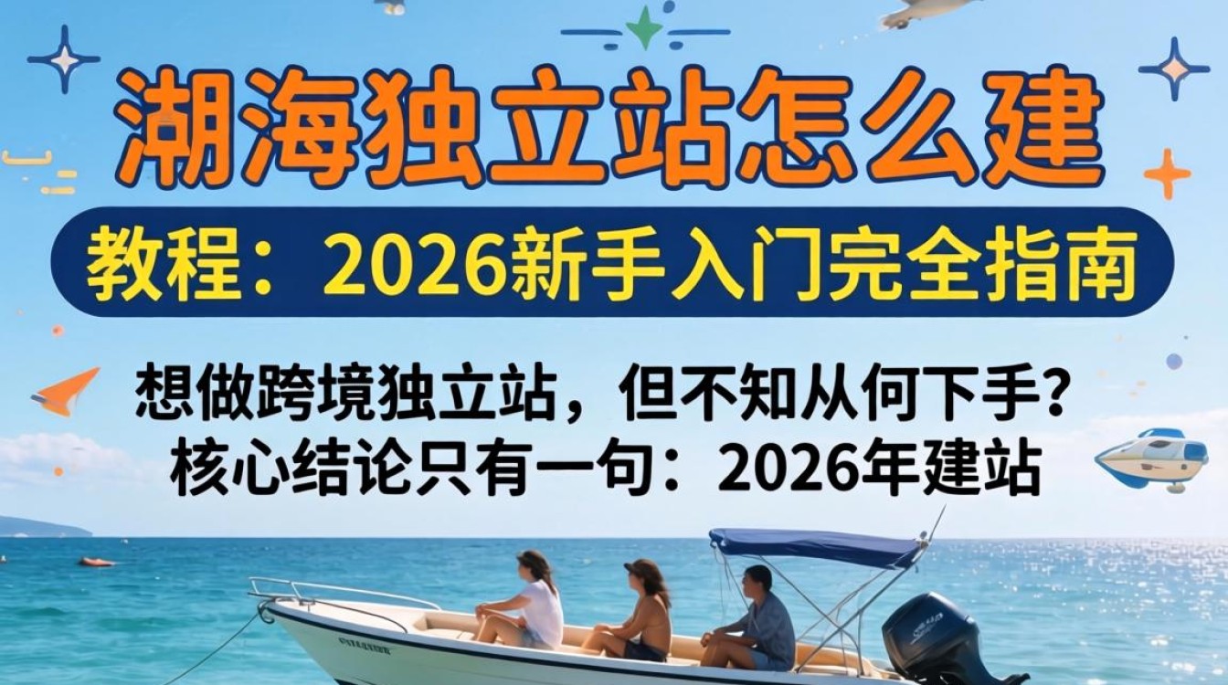 出海独立站怎么建?2026新手入门全流程教程 2026新手入门全流程教程