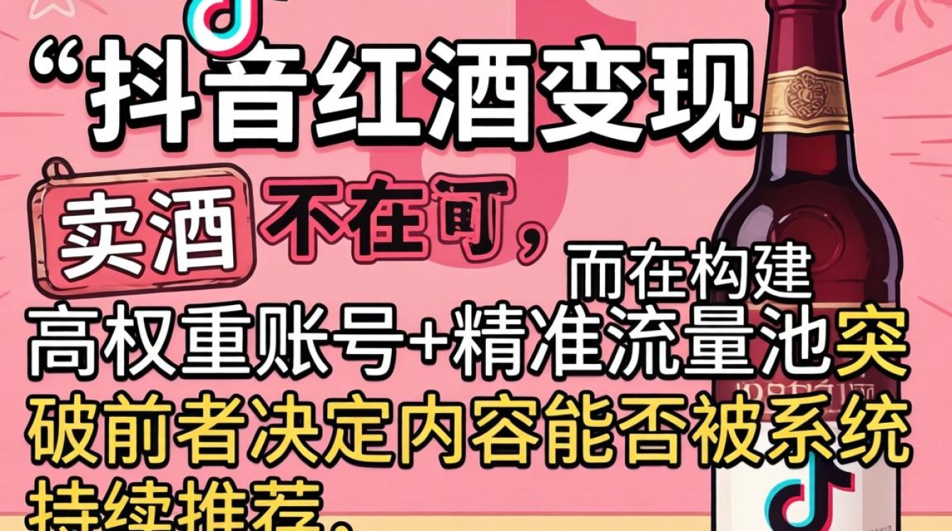 抖音卖红酒怎么赚钱?账号权重低流量池小怎么办 账号权重低流量池小怎么办