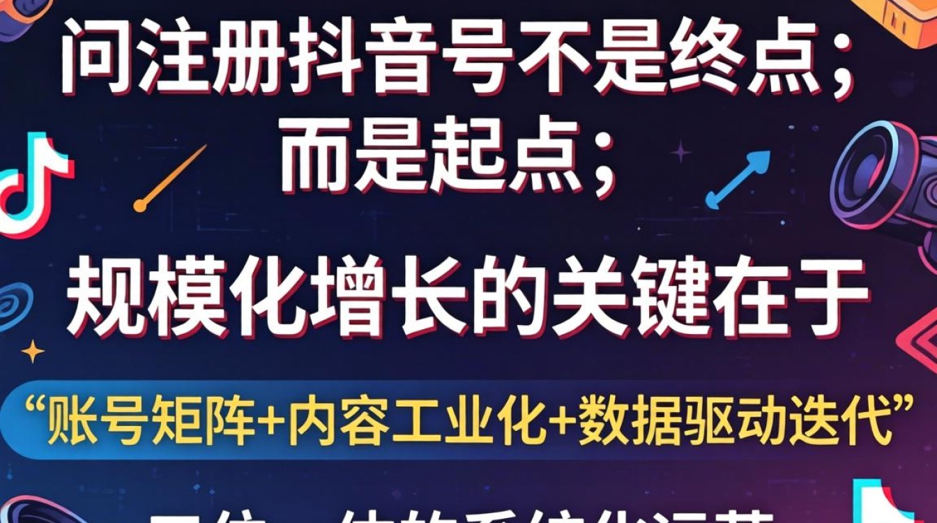 抖音企业号注册流程与规模化增长方法