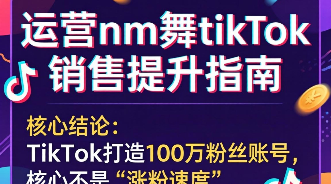 tiktok电商运营提升销售的1m舞实操指南