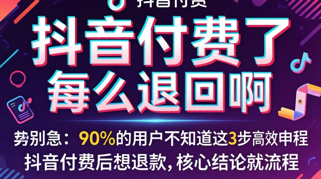 抖音付费退款流程及运营优化方法