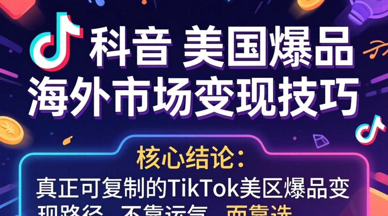 TikTok美区怎么快速出爆品并变现?TikTok美国市场爆款打造与海外收款技巧 TikTok美国市场爆款打造与海外收款技巧