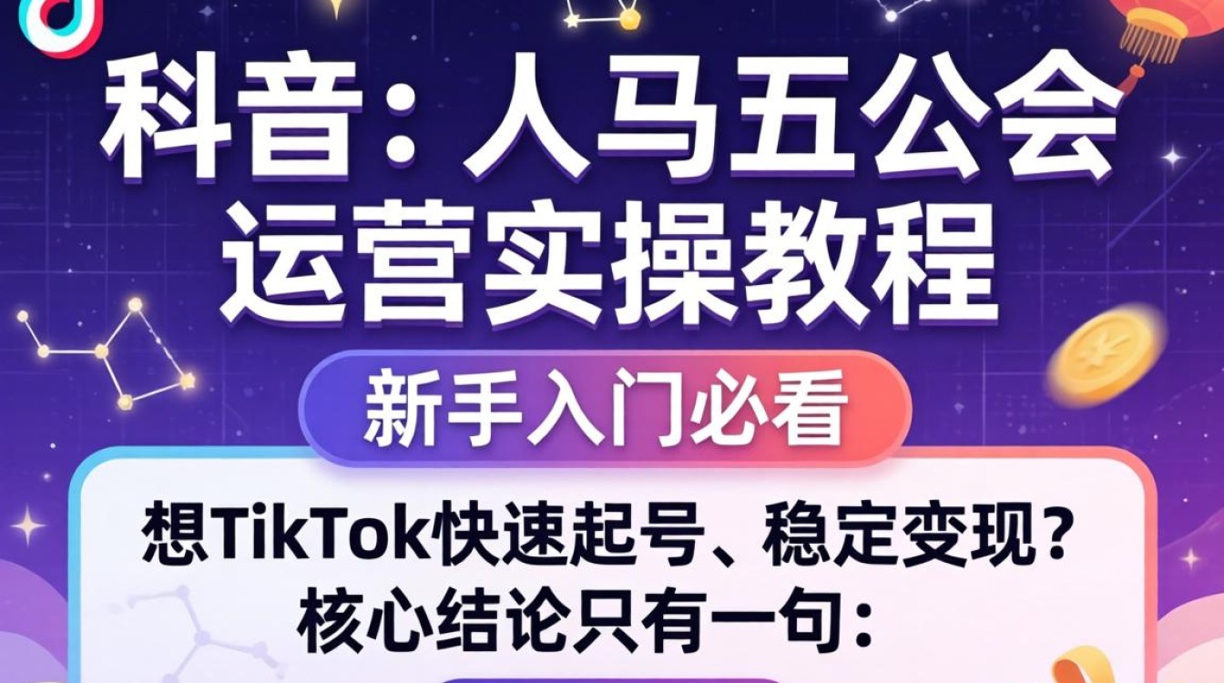 TikTok人马座公会怎么运营