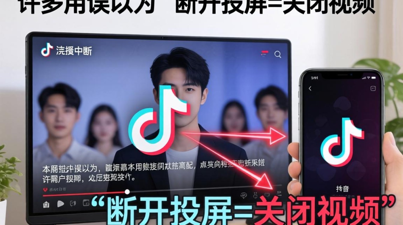 抖音投屏断开后如何继续本地播放