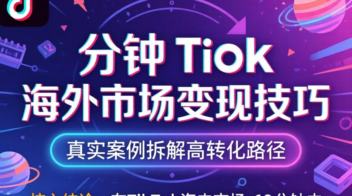 60分钟如何在TikTok海外市场变现