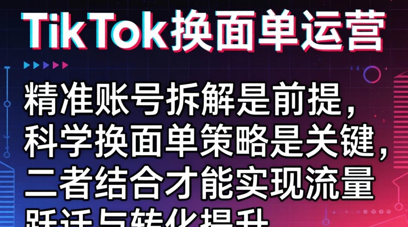 印尼TikTok账号如何换面单