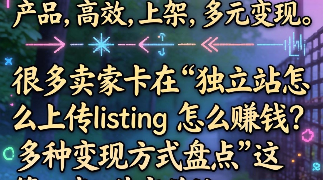 独立站上传listing的变现方式有哪些