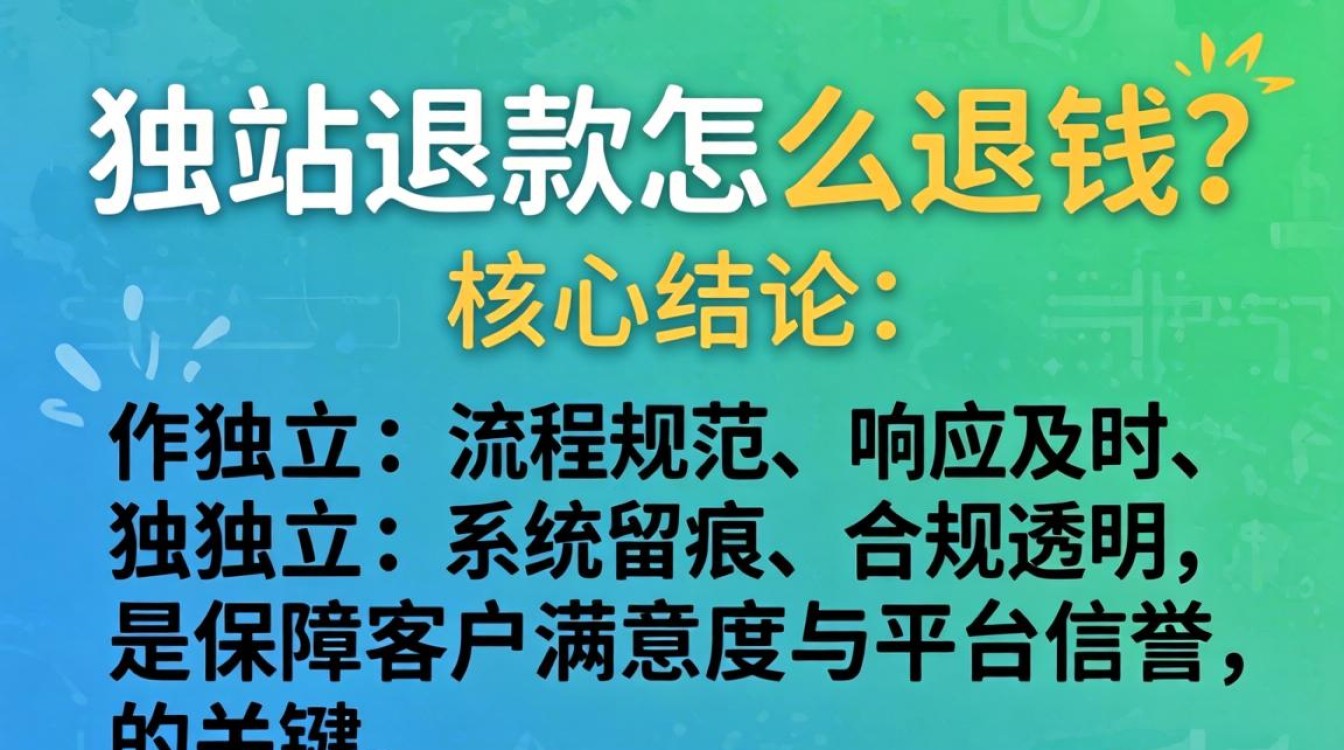 独立站退款流程及注意事项