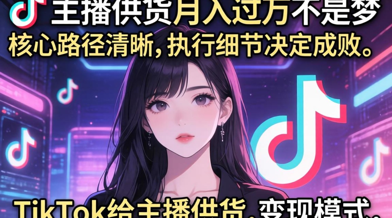 TikTok主播如何靠供货月入过万