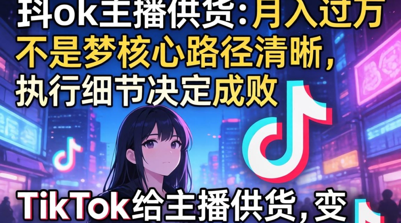 TikTok主播如何靠供货月入过万