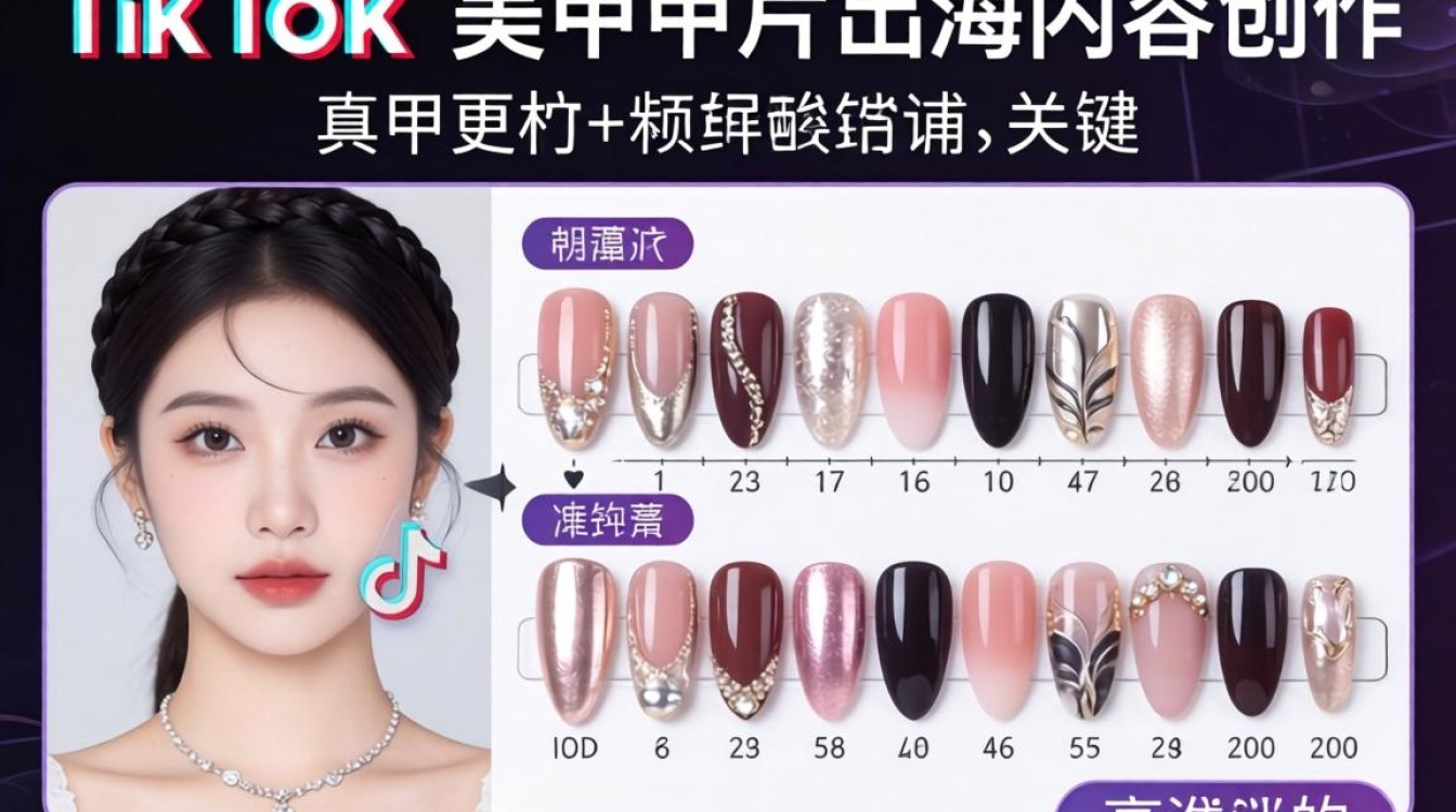 TikTok美甲甲片怎么出海?美甲贴纸短视频海外爆款创作技巧 美甲贴纸短视频海外爆款创作技巧