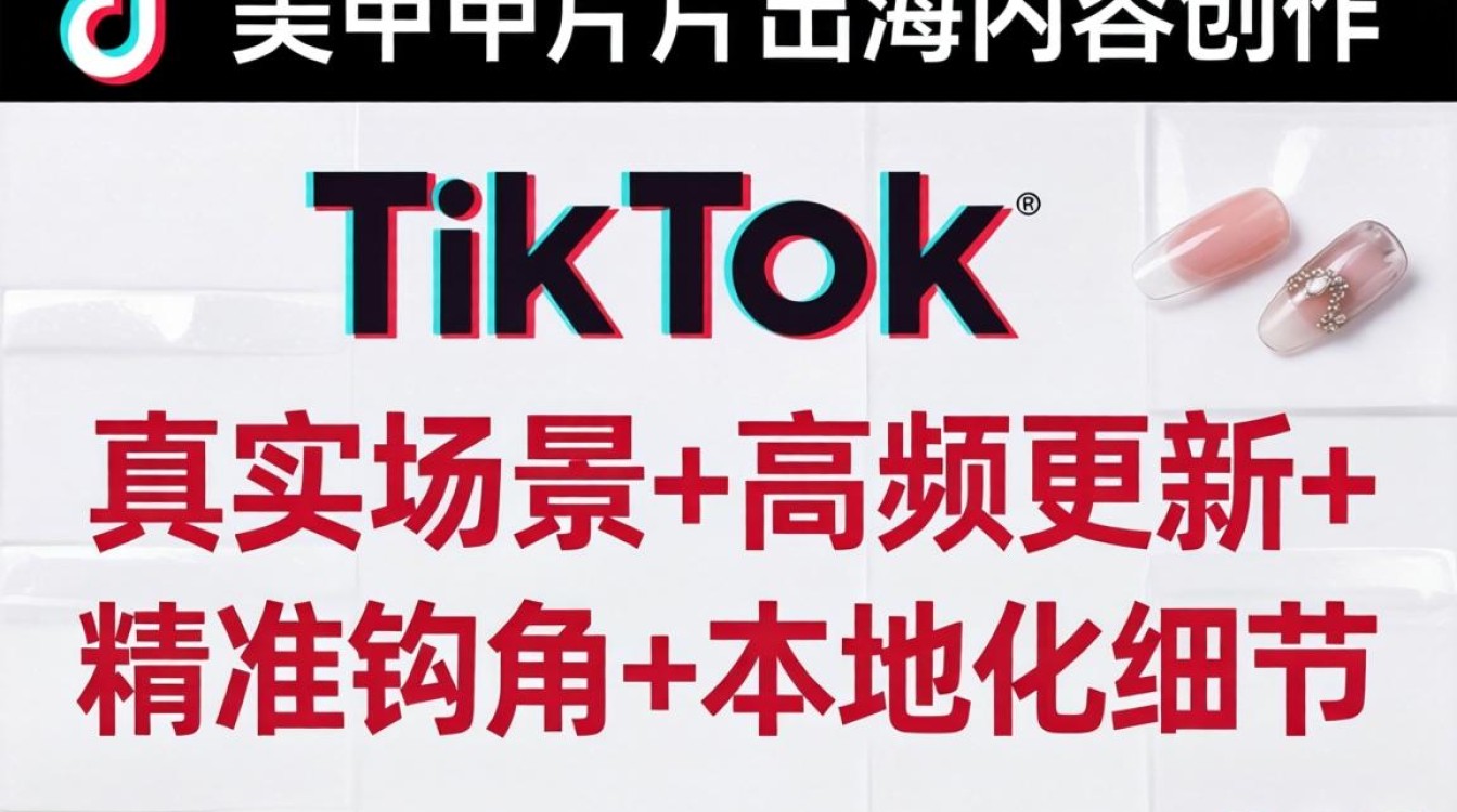 TikTok美甲甲片怎么出海?美甲贴纸短视频海外爆款创作技巧 美甲贴纸短视频海外爆款创作技巧
