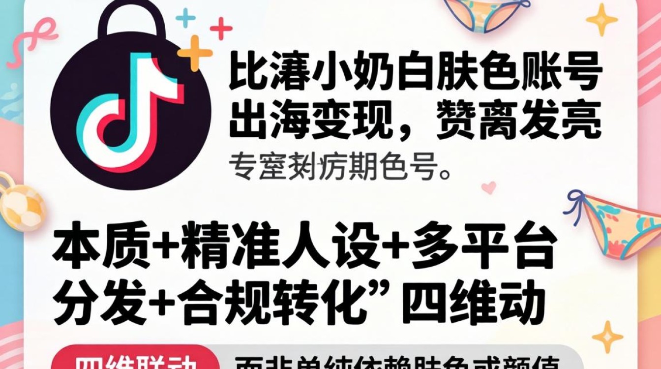 TikTok比基尼出海变现全流程教程