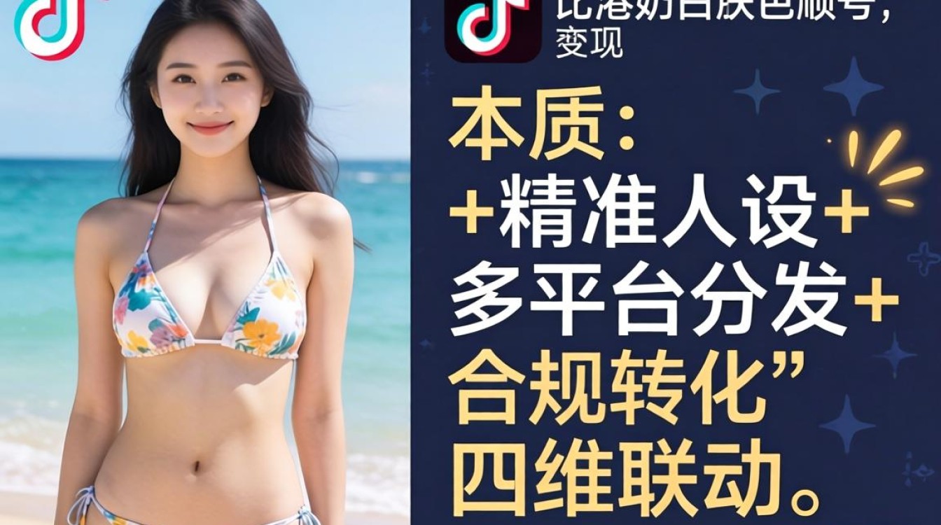 TikTok比基尼出海变现全流程教程