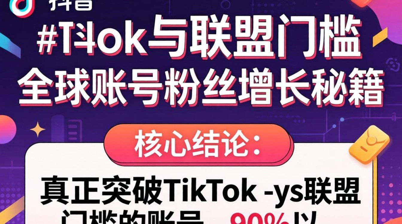 TikTok ys联盟门槛高吗?全球账号粉丝增长秘籍 TikTok ys联盟门槛高吗