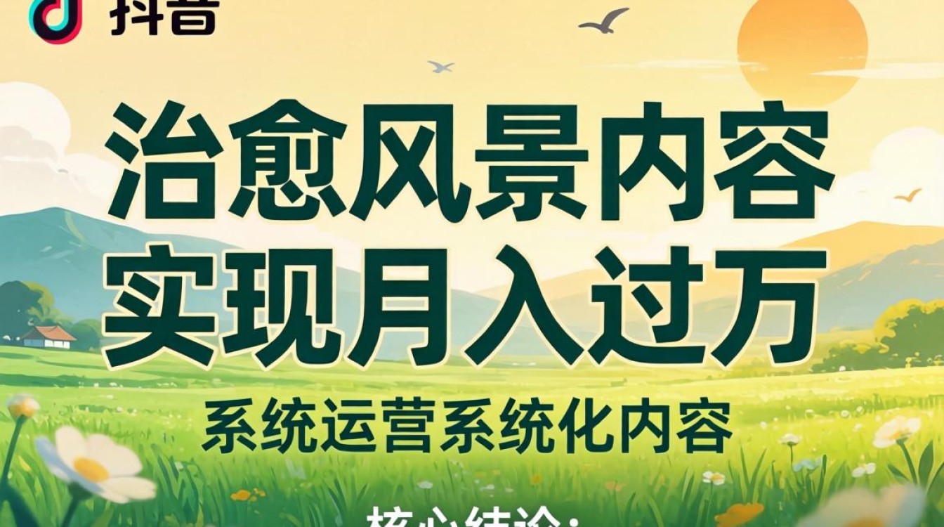 TikTok怎么搜治愈风景?TikTok治愈风景变现技巧,月入过万真实可行 TikTok治愈风景变现技巧