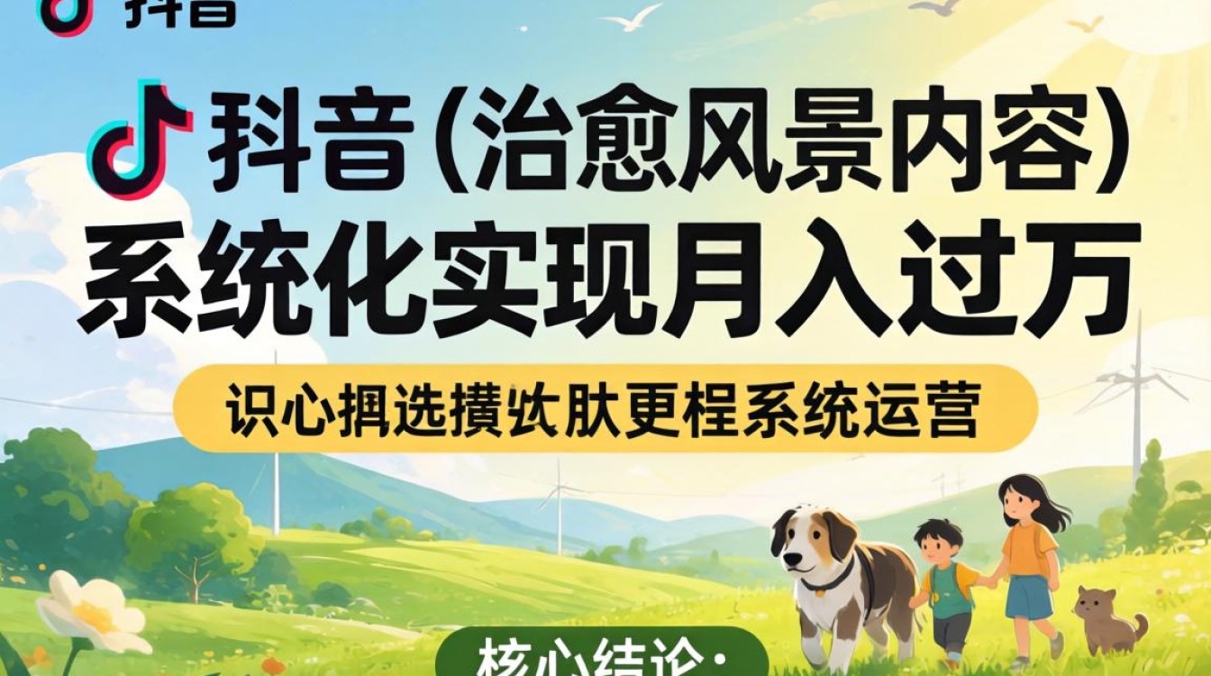 TikTok怎么搜治愈风景?TikTok治愈风景变现技巧,月入过万真实可行 TikTok治愈风景变现技巧