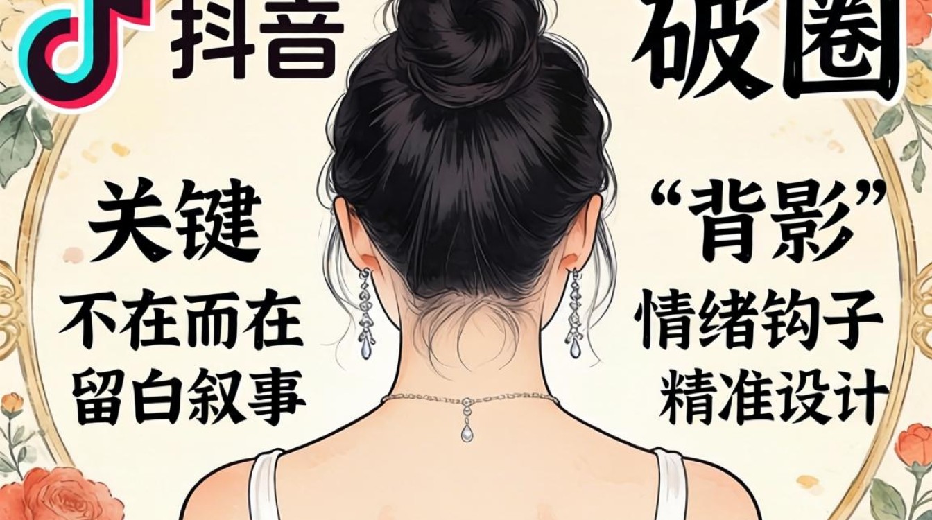 怎么在抖音上做背影图片扩大影响力