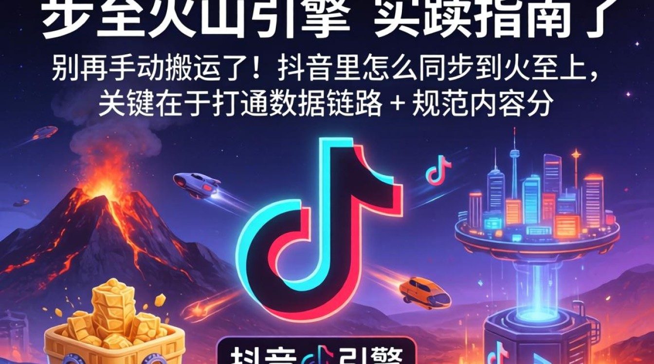 抖音火山同步操作指南新手教程