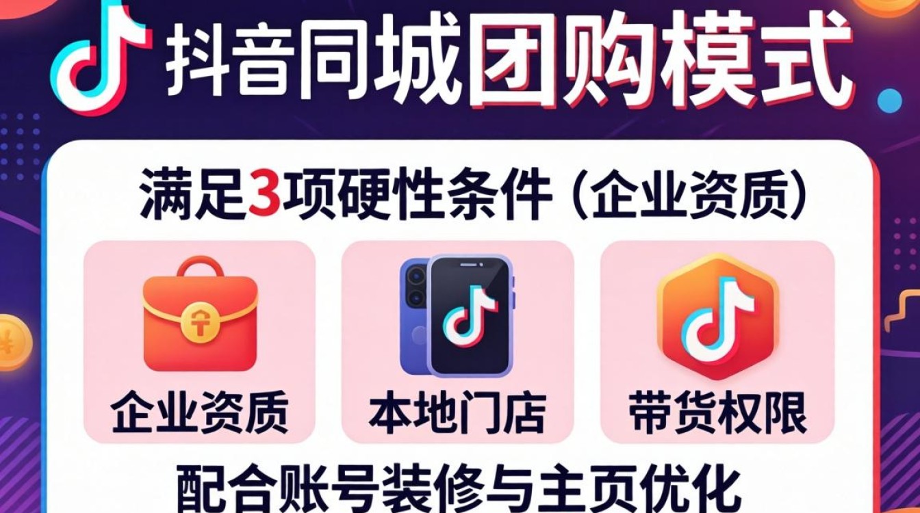 抖音怎么开同城团购模式