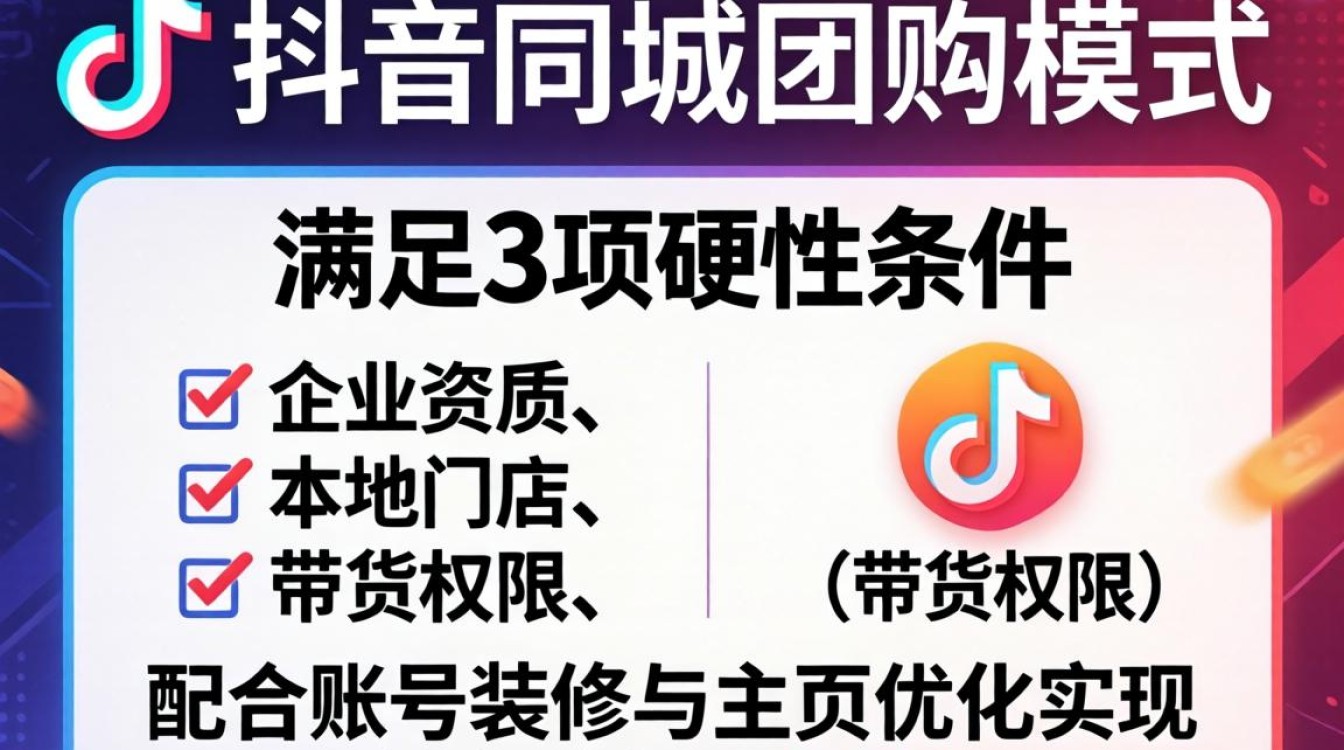 抖音怎么开同城团购模式