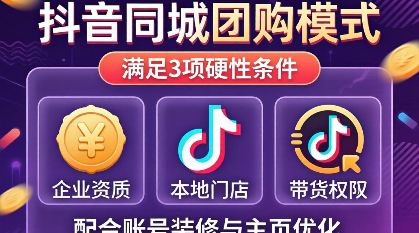 抖音怎么开同城团购模式