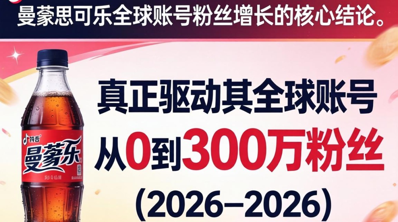 TikTok 曼妥思可乐如何快速涨粉