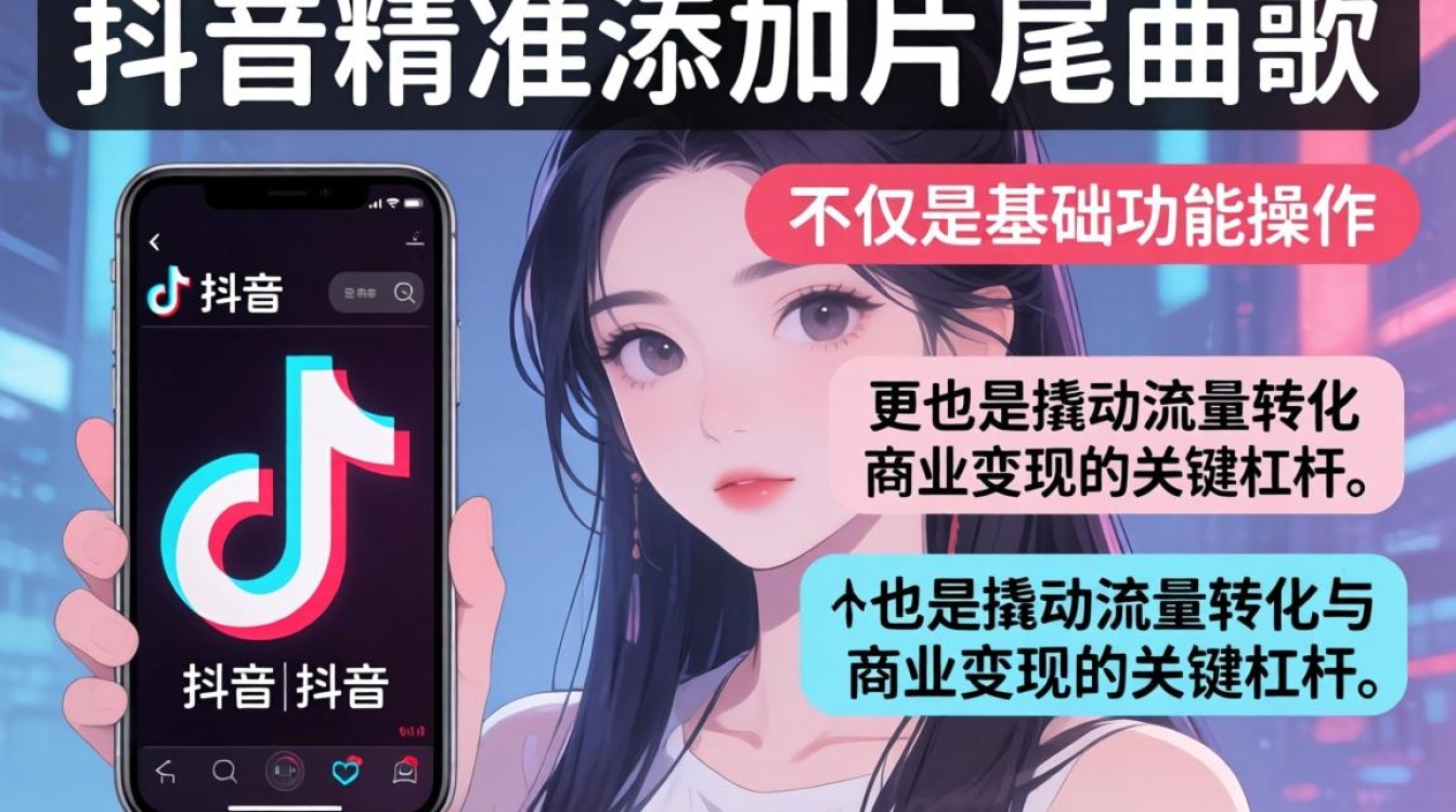 抖音怎么添加片尾曲歌词