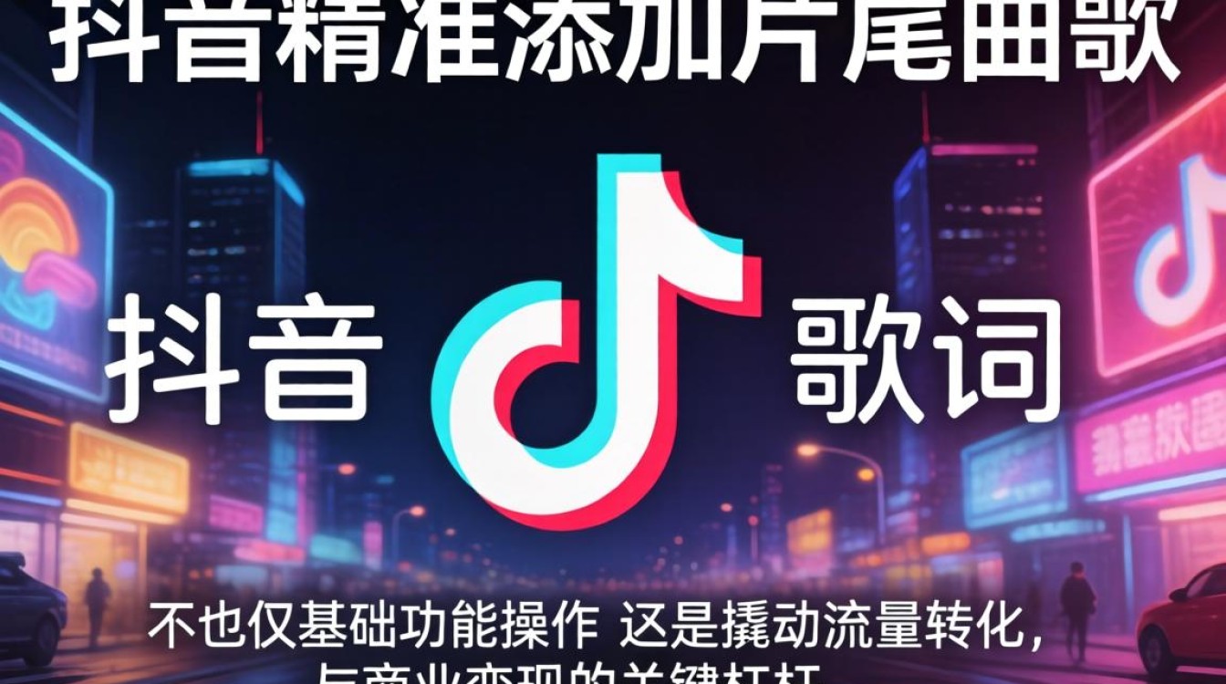 抖音怎么添加片尾曲歌词