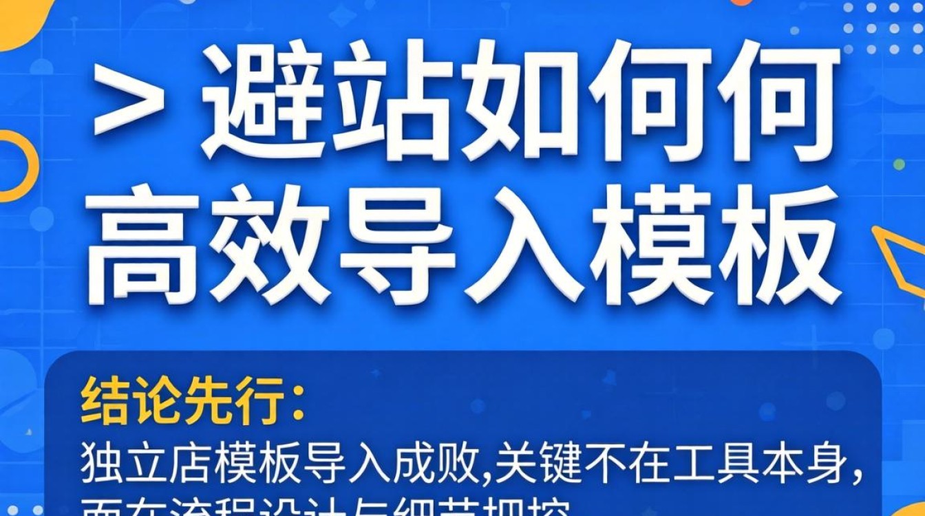 独立站怎么导入模板