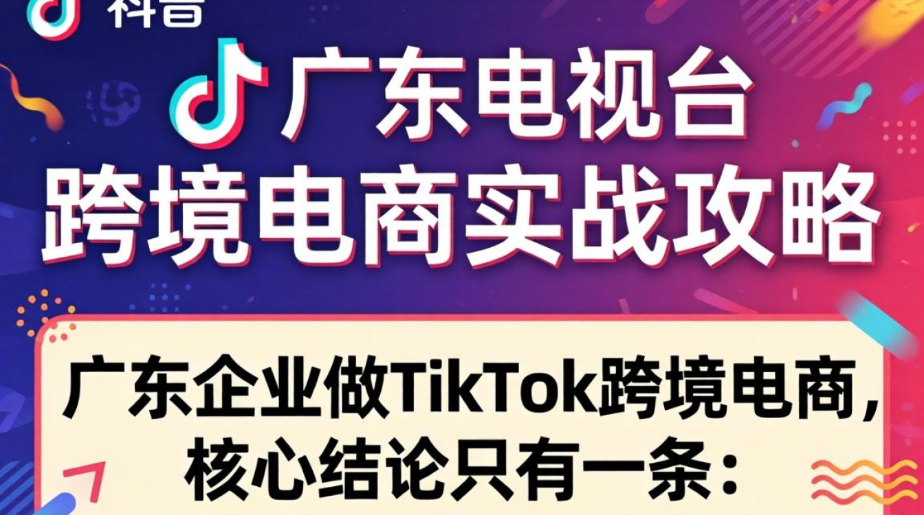 TikTok如何在广东电视台做跨境电商