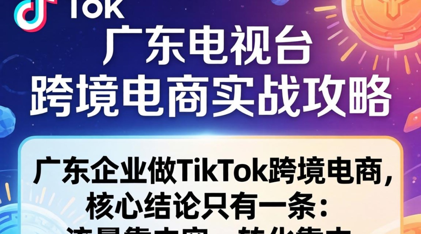 TikTok如何在广东电视台做跨境电商