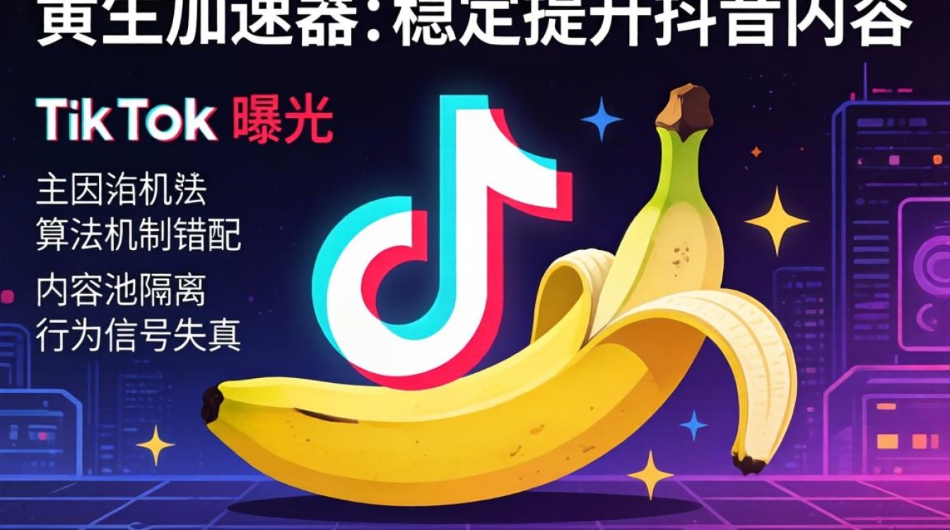 香蕉加速器无法登录TikTok的算法限制和流量池突破方法