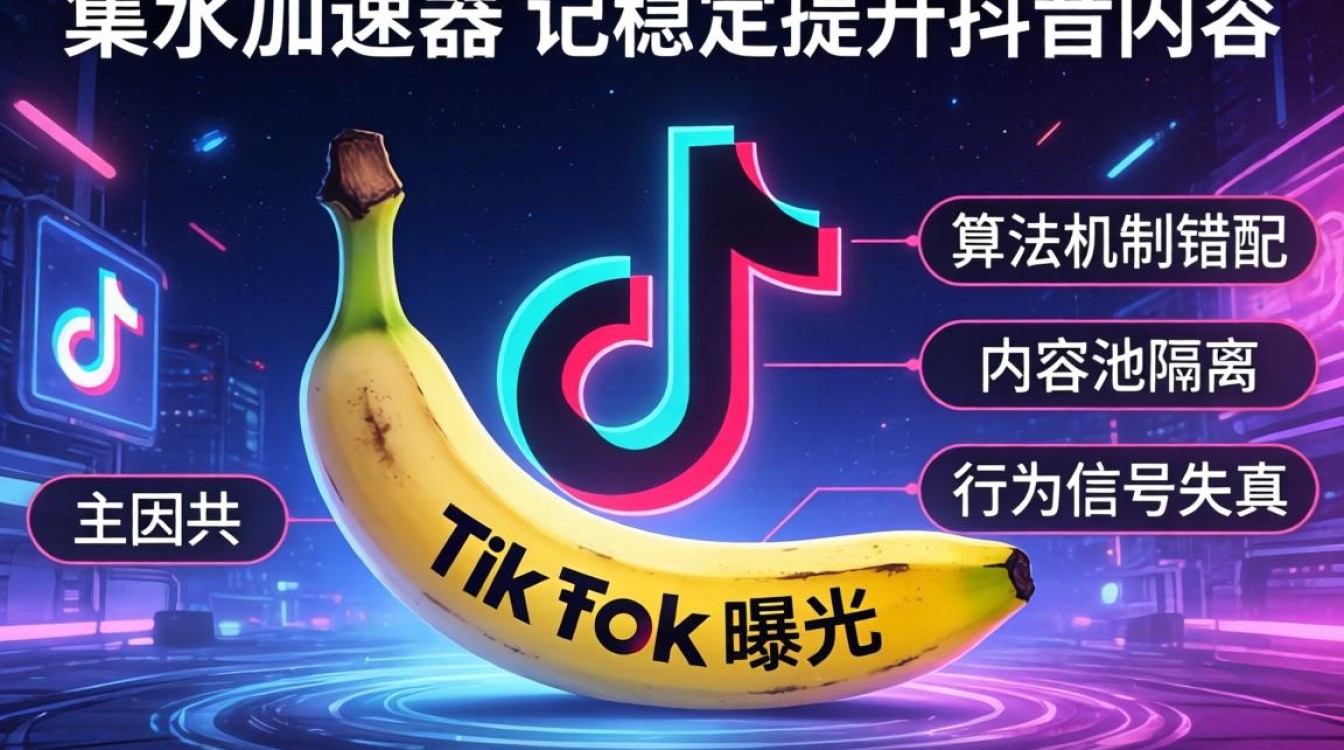 香蕉加速器无法登录TikTok的算法限制和流量池突破方法