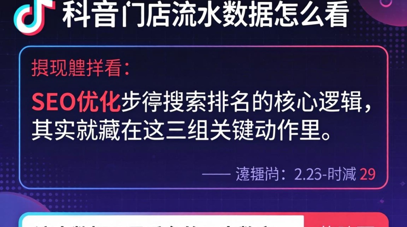 抖音小店流水查询方法SEO优化排名