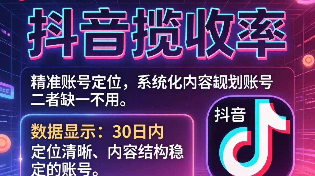 抖音揽收率低怎么提高?账号定位与内容规划优化策略 账号定位与内容规划优化策略